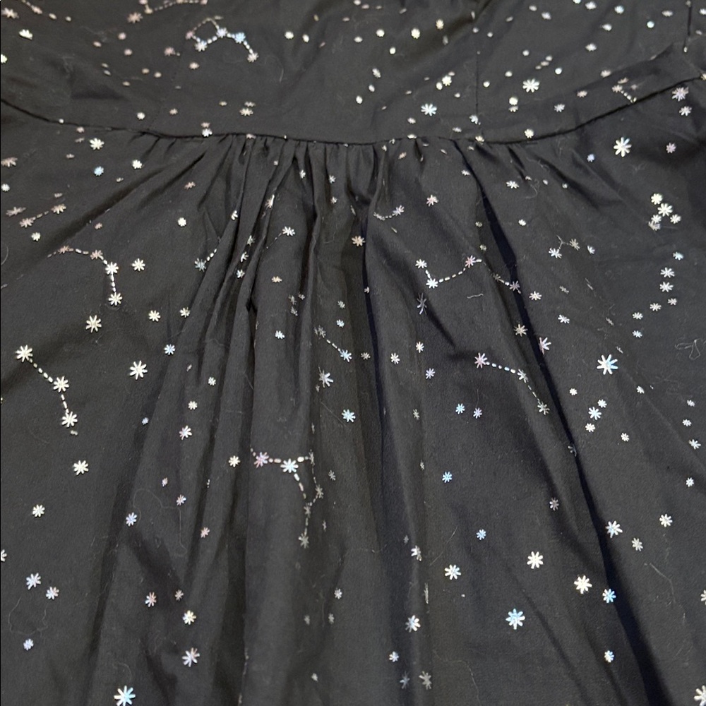 Modcloth 0 Black Silver Celestial Constellation P… - image 3